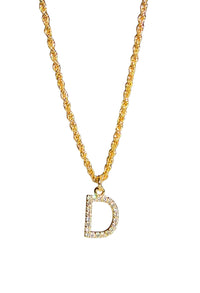 Diamond Initial Necklace