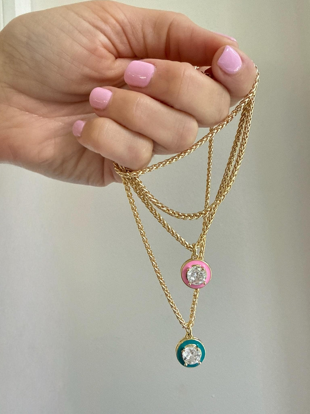 Feminine Pendant Jewelry Gold Filled Necklace Dainty Chain Design CZ Stone Layering Piece Women Everyday Accessory Minimalist Style Perfect Birthday Gift Bridesmaid Thank You Present Elegant Special Occasion Jewelry Beautiful Daily Wear