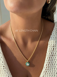 Crystal Pendant Layering Necklace