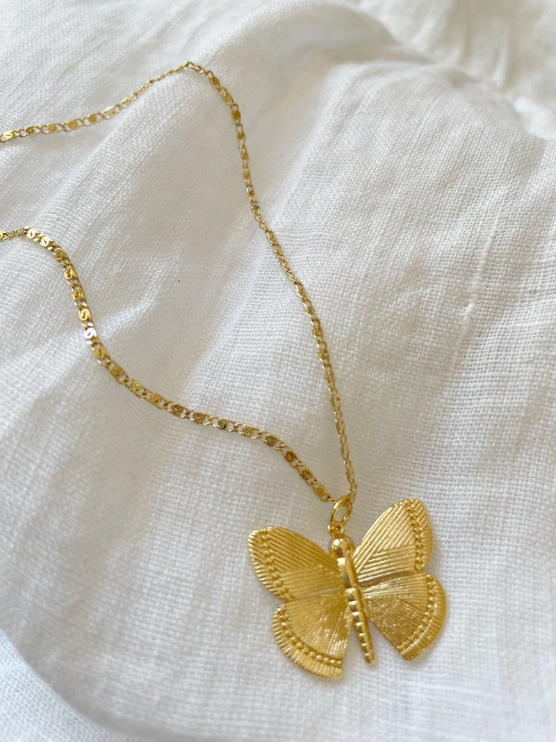 Iris Butterfly Necklace